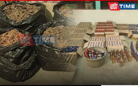 Assam: Police Seize Luxury Liquor and Ganja from Jorabat