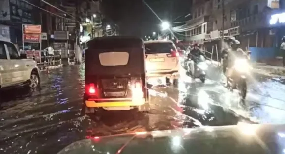 Few Minutes of Heavy Showers Result in Water Logging in Guwahati