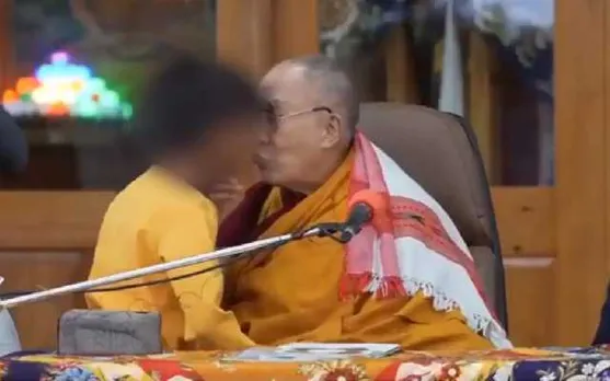 Video of Dalai Lama ‘Kissing’ Minor Boy Creates Furore Among Netizens