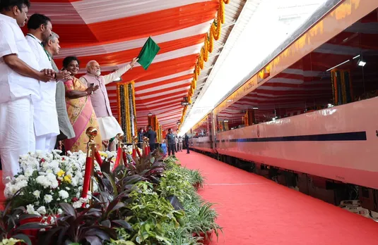 PM Modi Flags Off Secunderabad-Tirupati Vande Bharat Express