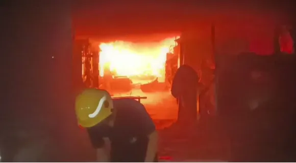 Assam: 20 Fire Tenders Pressed Into Action to Douse Flames in Sivasagar