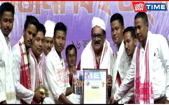 Sadin-Praditin Chairman Jayanta Baruah Presented With Yogesh Das Memorial Award