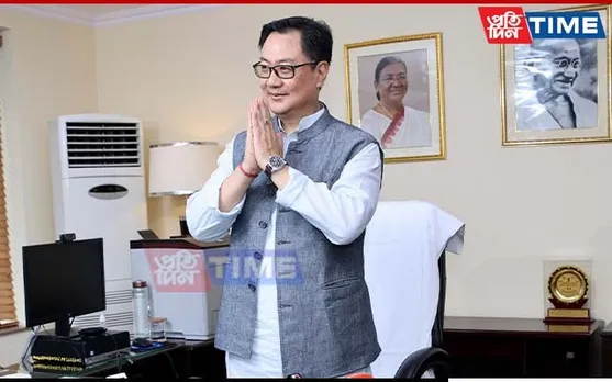 Union Minister Kiren Rijiju Takes Charge Of Ministry Of Earth Sciences