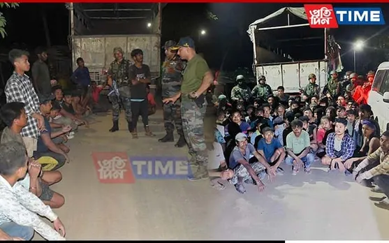 Assam Rifles Come To Rescue of NHIDCL Employees Stranded in Violence-Ravaged Manipur 