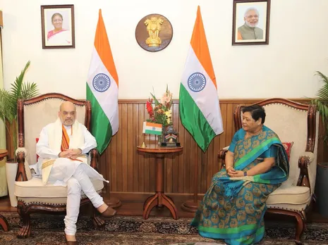 Amit Shah Reviews Situation in Violence-Hit Manipur, Meets Governor