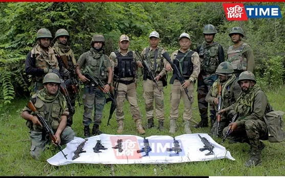 Manipur: Security Forces Recover 22 Weapons During Ongoing Combing Op