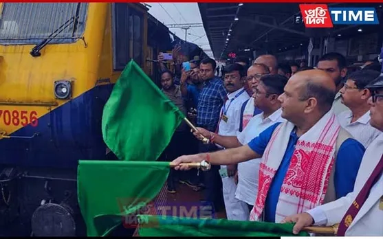 Special Train Between Silchar-Naharlagun Flagged Off