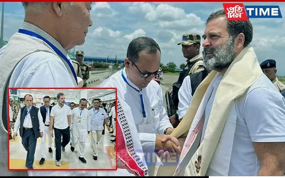 Rahul Gandhi Reaches Imphal For 2-Day Visit To Violence-Stricken Manipur