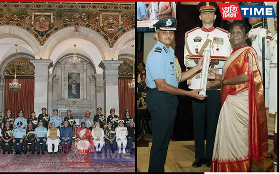 Chief of IAF Eastern Air Command Conferred With Param Vishist Seva Medal
