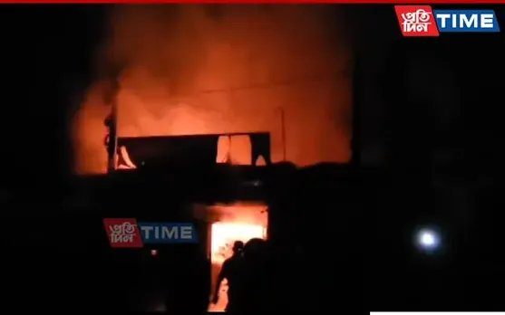 Guwahati: 5 Shops Gutted In Fire At Maligaon