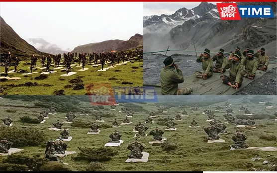 Arunachal Pradesh: Indian Army Soldiers Perform Yoga at Border