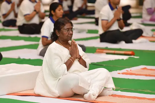 Yoga is India’s Gift to Rest of The World: President Droupadi Murmu