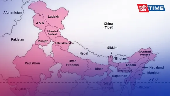List of the Indian States that Border China