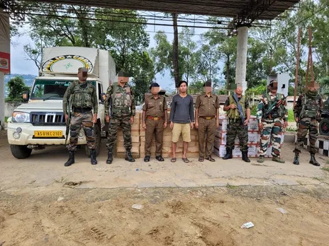 Assam Rifles Seized Foreign Cigarettes Worth Rs 1.35 Cr in Nagaland