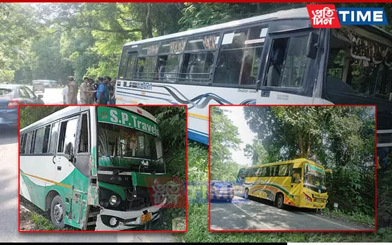 Assam: 10 Injured in Multiple Vehicle Collision in Kaliabor