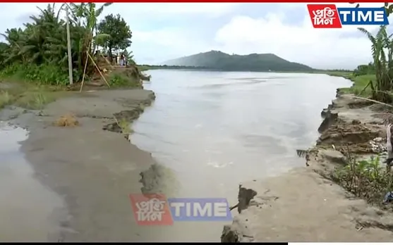 Flood Waters Recede in Parts of Assam Yet Erosion Wrecks Havoc 