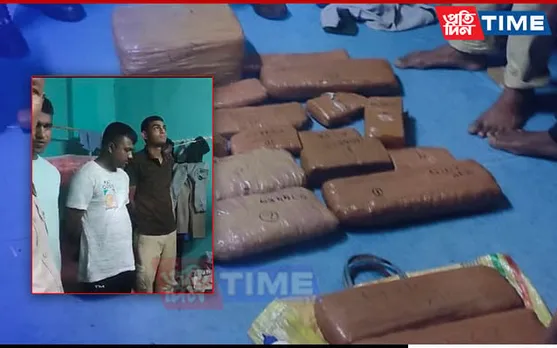 Assam Police Seize 21 kg Ganja from Four Railway Officers in Karimganj
