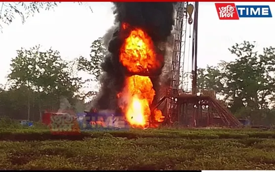 BREAKING: Massive Fire Breaks Out in Assam’s Nazira