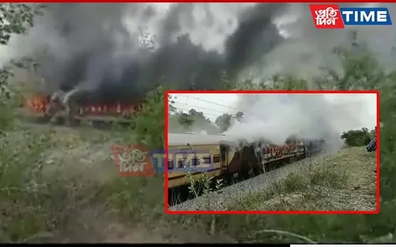 3 Bogies of Train Catch Fire In Telangana; Passengers Evacuated Safely