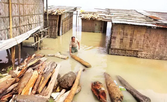 Assam Flood Situation Improved Marginally, Yet Brahmaputra Flowing Above Danger Level