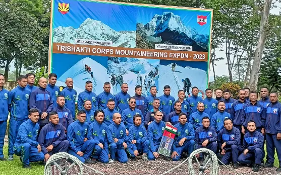 Trishakti Corps Commences Mountaineering Expedition to Mt Chomo Yummo 