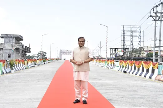 Assam CM Inaugurates Na-Ali Railway Over Bridge in Jorhat