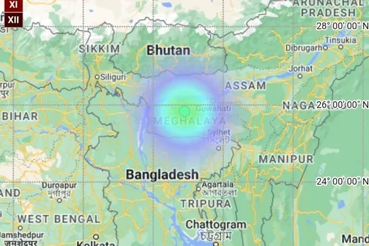 3.7 Magnitude Earthquake Jolts Meghalaya, Tremors Felt in Guwahati