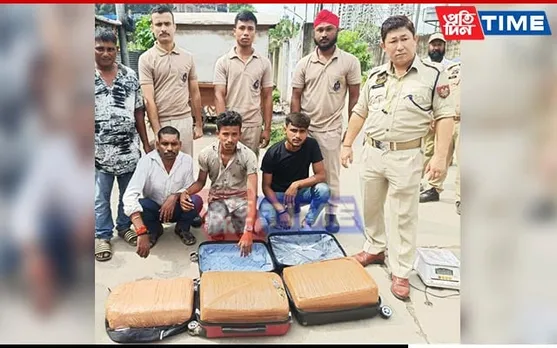 Guwahati: Three Held With 30kg Cannabis at Khanapara 