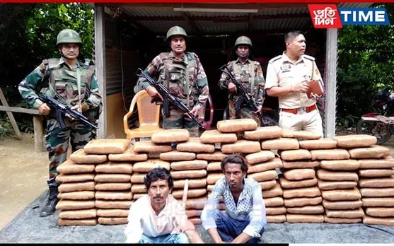 Two Held With Marijuana Worth Rs 1 Cr During Joint Op in Tripura