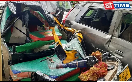 Assam: 2 Killed, 5 Injured as Autorickshaw Hits Illegally Parked Truck