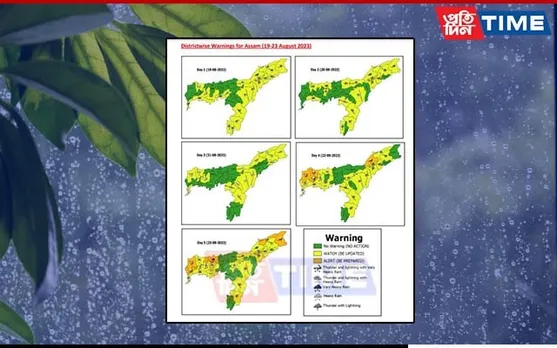Heavy Rainfall Likely to Lash Assam, IMD Issues Yellow, Orange Alert For Several Parts