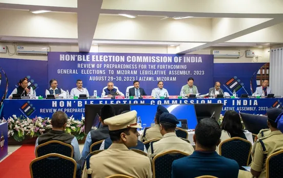 ECI Team Visits Mizoram, Reviews Preparedness for Assembly Elections 2023
