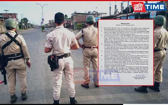 Manipur Police Apprises People Of Prevailing Volatility In State