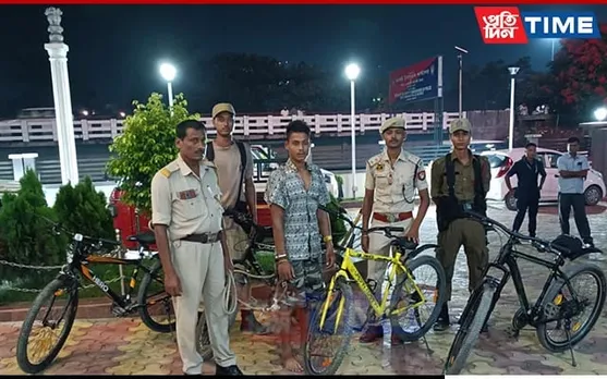 Bicycle Theft Foiled: WGPD Nabs Individual with 5 Bicycles at Gauhati University Campus