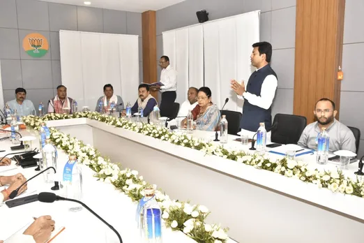 Assam BJP Sounds Poll Bugle, CM Sarma Participates in ‘Shankhnad’ Campaign