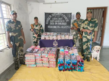 BSF M'laya Seized Processed Betel Nuts, Clothing Items Worth Rs 68 Lakhs on Border