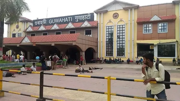 Security Beefed Up at Guwahati Railway Station Ahead of I-Day