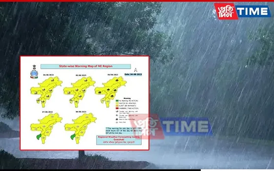 Rainfall Likely to Lash Assam till Aug 8, IMD Issues Yellow Alert