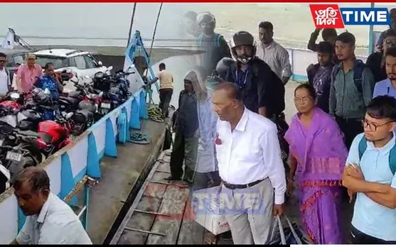 Assam: Ferry Carrying 63 Passengers Stranded in Majuli