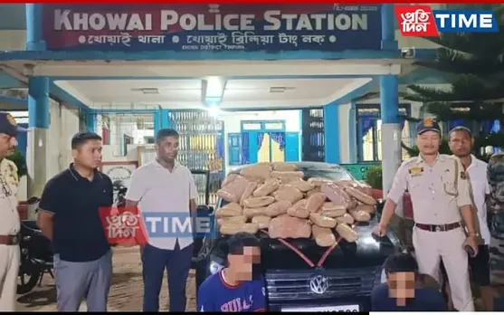 Tripura: 50 Kgs Cannabis Seized, 2 Held For Smuggling