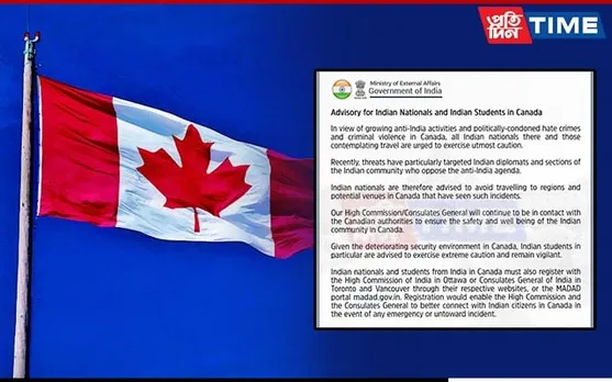 Centre Advises Indian Nationals & Students in Canada to Exercise Caution