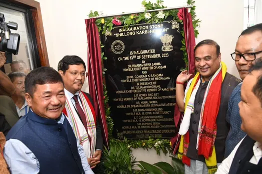 CMs of Assam, Meghalaya Inaugurate Karbi Bhawan in Shillong