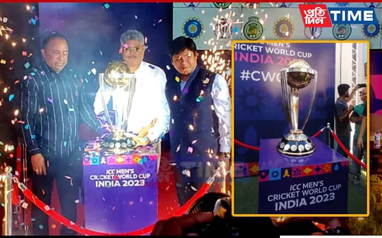 For The First Time, ICC Cricket WC Trophy Makes A Stop In Guwahati!