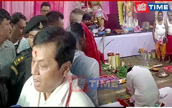 Sarbananda Sonowal Seeks Goddess Durga's Blessings; Prays for People's Welfare