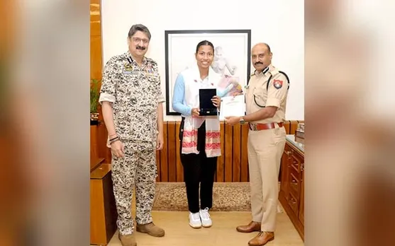 Assam Police Felicitates Lovlina Borgohain, Confers DGP’s Commendation Medal