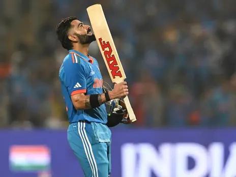 Virat Kohli Surpasses Ricky Pointing, Becomes Second Highest Run-Scorer in ODI World Cup