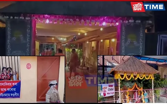 Assam: Unique Durga Puja Mandap in Dhubri Conveys Message on Child Marriage