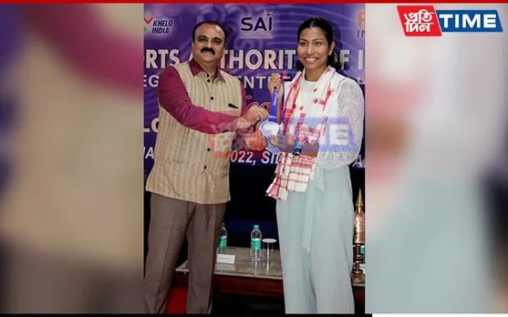 SAI Felicitates Lovlina Borgohain in Guwahati