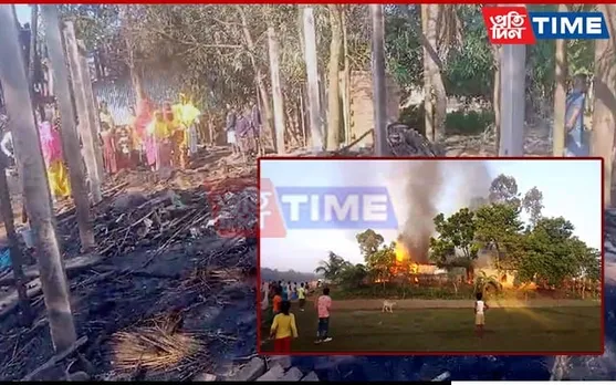 Assam: Fire Guts 7 Houses In Goalpara