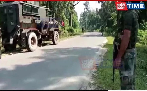 Armed Miscreants Ambush Assam Rifles Vehicle In Tinsukia's Namdang